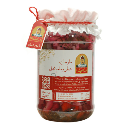 ترشی مخلوط کلم قرمز مارجان