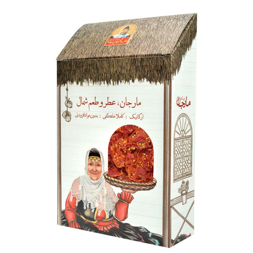 گوجه خشک پَرَک شده مارجان - 100 گرم